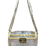 Chanel Yellow Clear PVC Classic Chain Flap Bag 2012