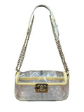 Chanel Yellow Clear PVC Classic Chain Flap Bag 2012