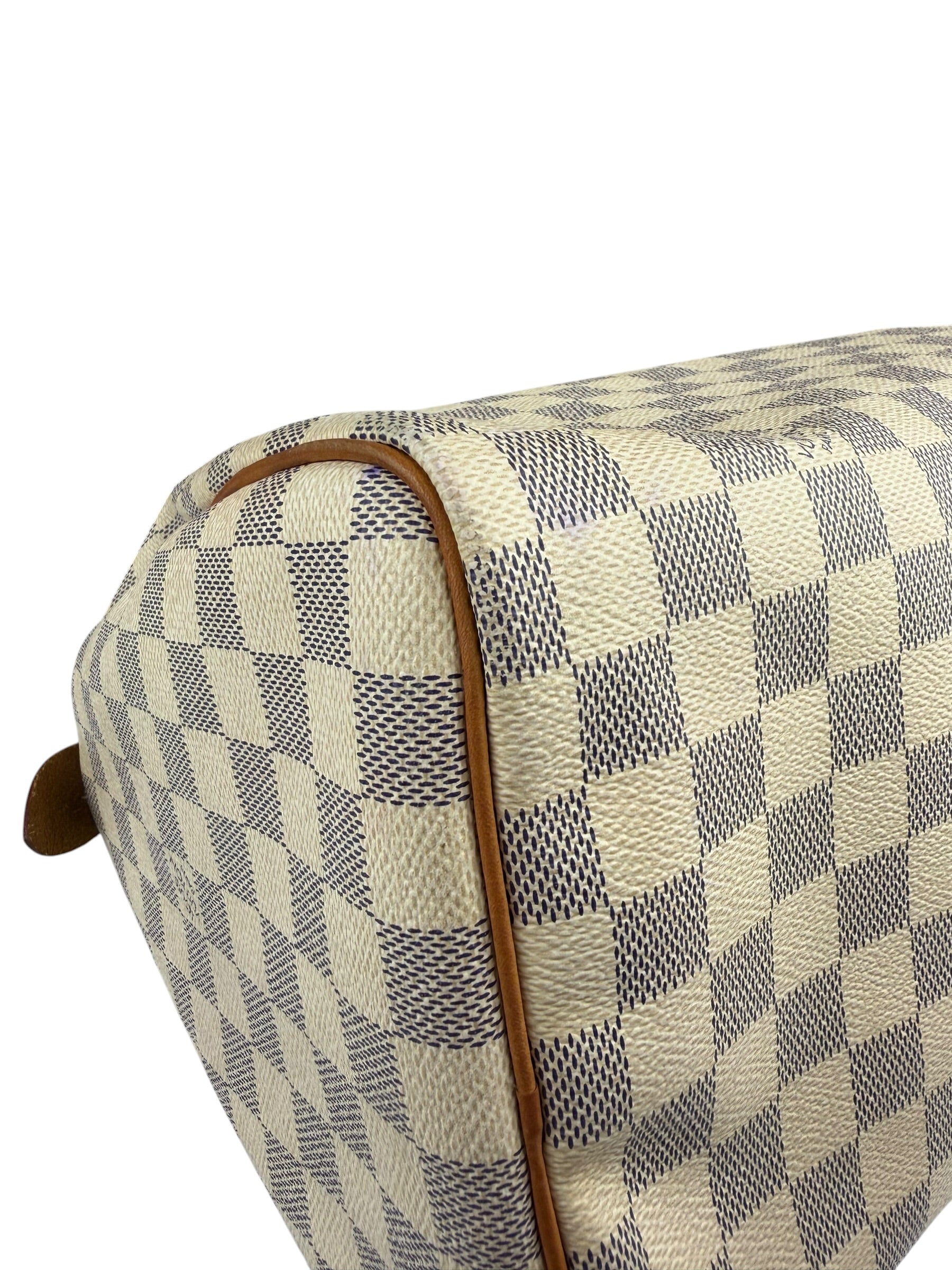 Louis Vuitton Damier Azur Speedy Hand Bag