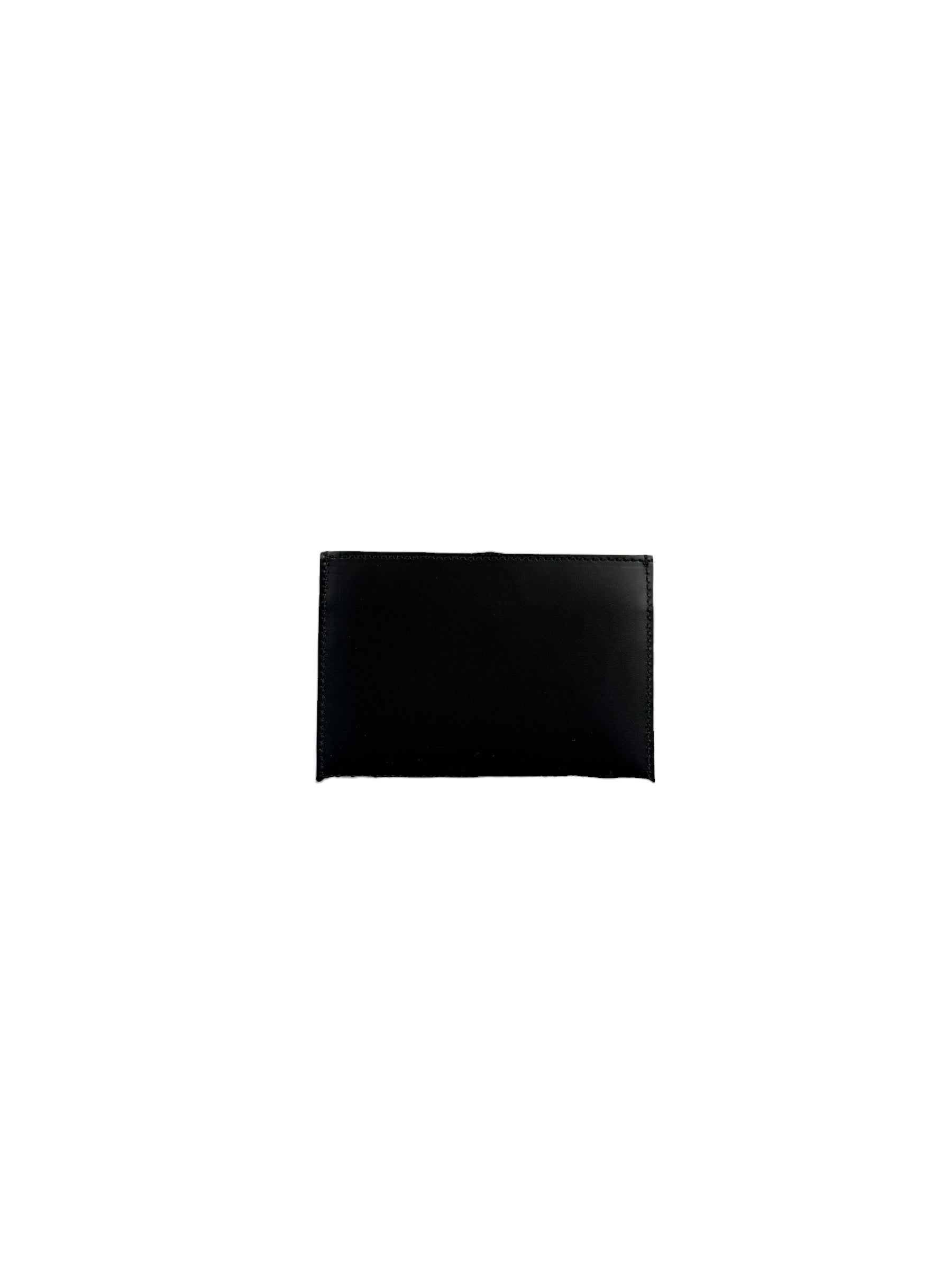 Salvatore Ferragamo Black Leather Card Holder
