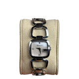 Gucci G Stainless Steel Shiny White Dial Watch