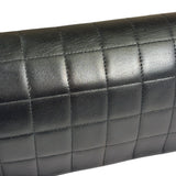 Chanel Black Chocolate Bar East West Flap Bag 2002