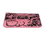 Balenciaga Pink Grafitti Le City Zip Wallet
