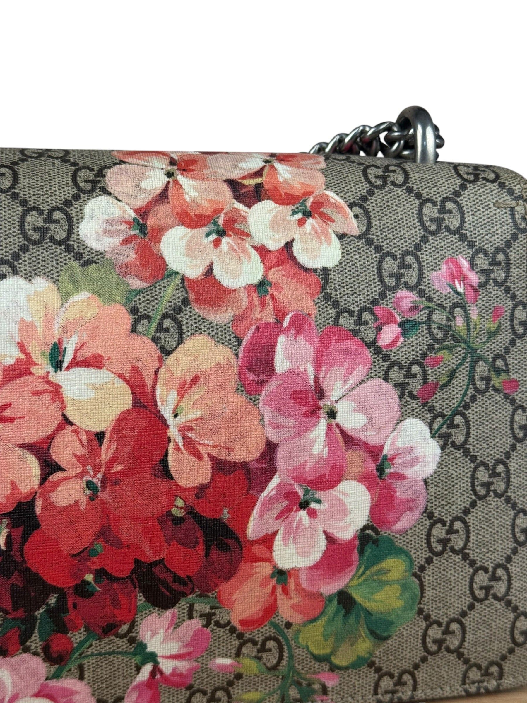 Gucci GG Dionysus Supreme Blooms Shoulder Bag