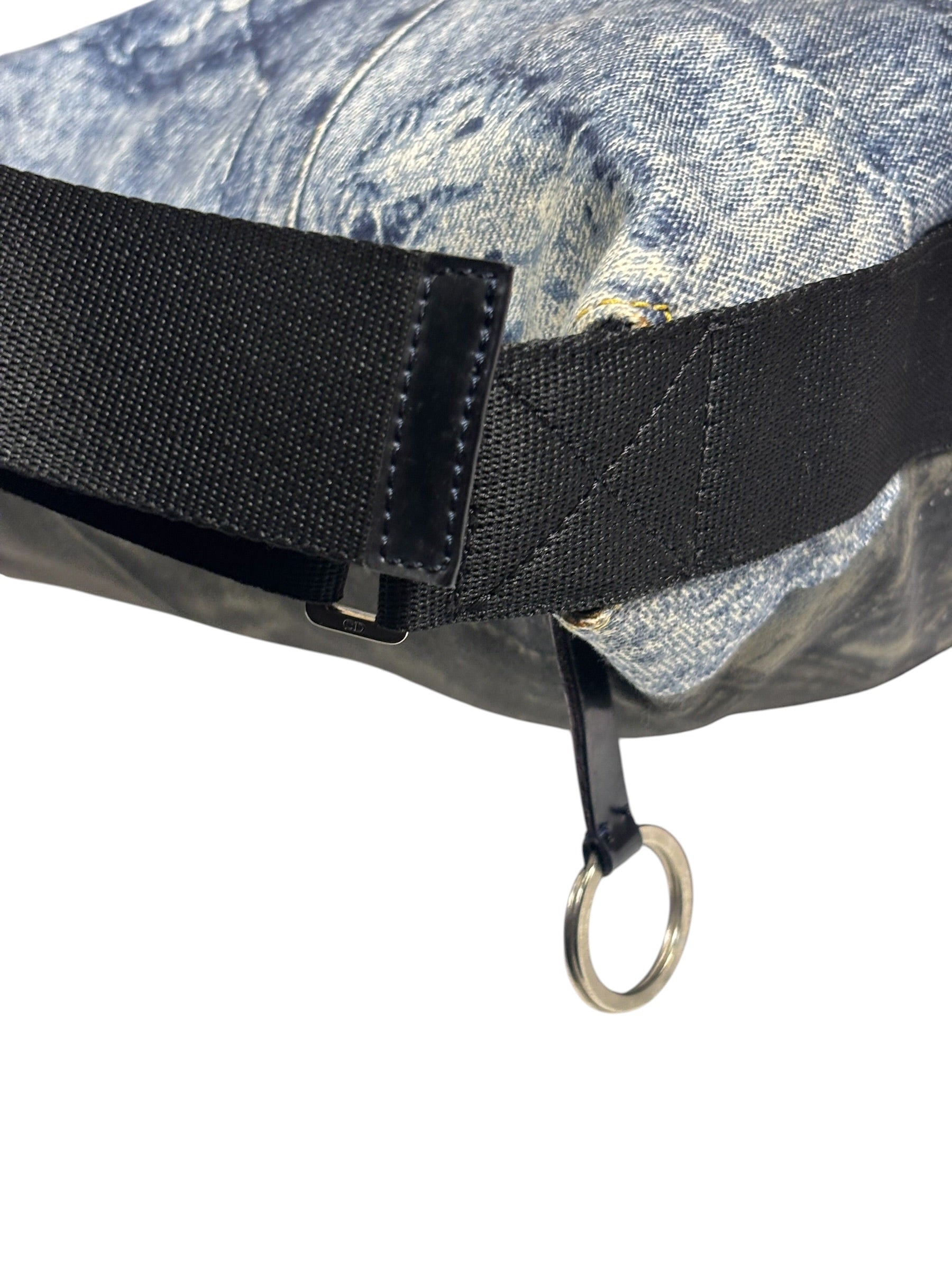 Christian Dior Denim Miss Diorelle Large Crossbody Bag