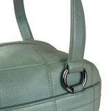 Chanel Light Green Quilt LAX Leather Bowler Bag 2004