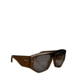 Bally 60mm Blue Lenses Geometric Sunglasses
