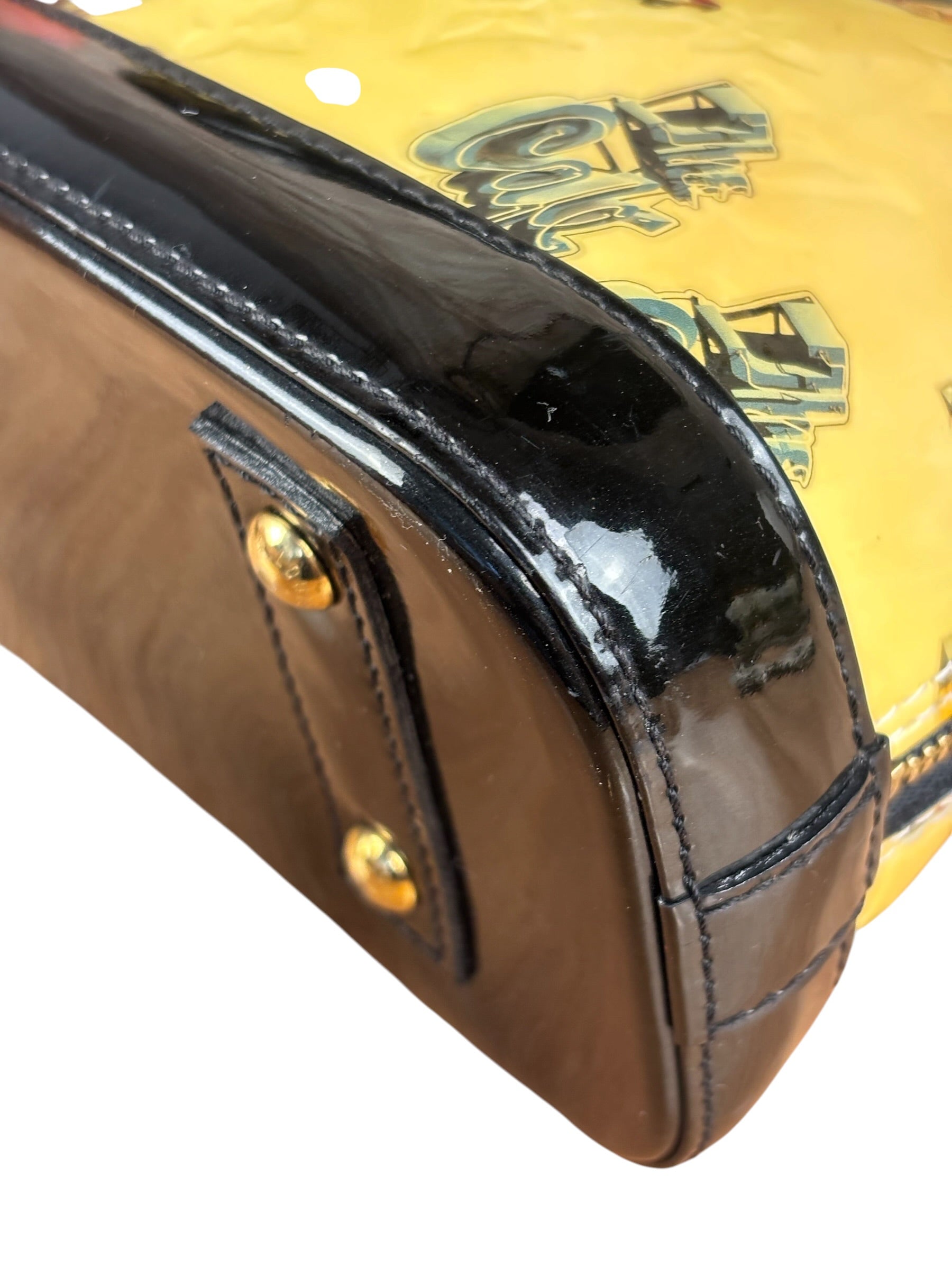 Louis Vuitton Alma BB Vernis Leather Stickers