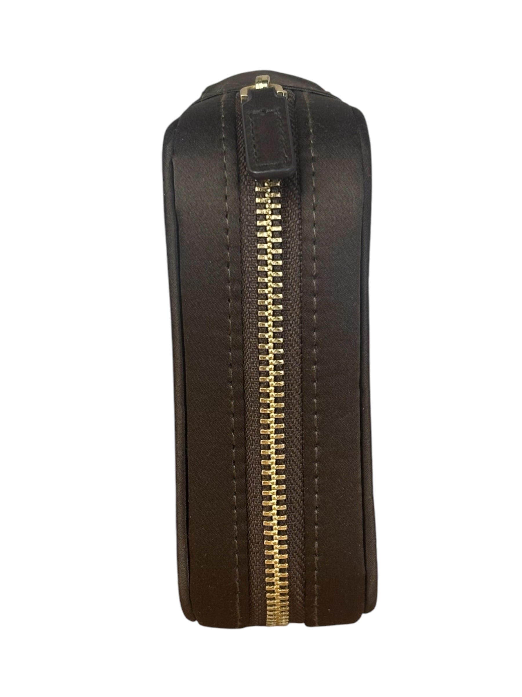 Tom Ford  Brown Suede Cosmetic Bag