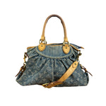 Louis Vuitton Blue Denim Monogram Neo Cabby Two-Way Bag MM