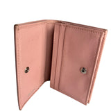 Prada Pink Saffiano Leather Compact Wallet
