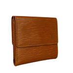 Louis Vuitton Brown Leather Elise Compact Wallet