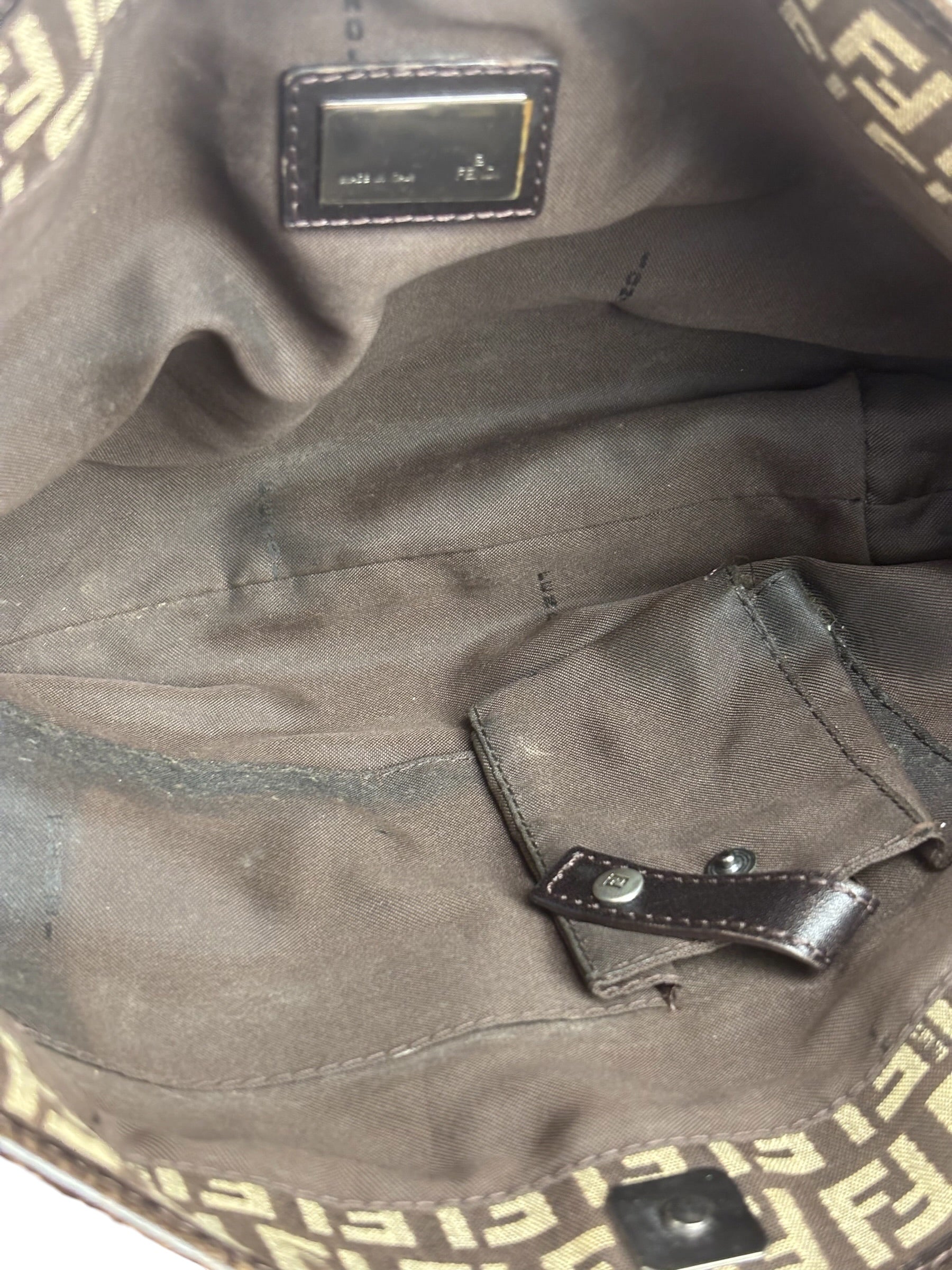 Fendi Vintage FF Zucchino Tote Bag
