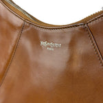 Saint Laurent Vintage Brown Leather Mini Shoulder Bag
