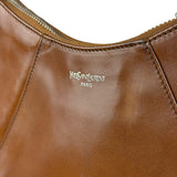 Saint Laurent Vintage Brown Leather Mini Shoulder Bag