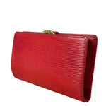 Louis Vuitton Vintage Red Epi Leather Agenda Cover Pochette
