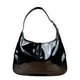 Gucci Vintage TF Black Patent Leather Jackie Hobo Bag