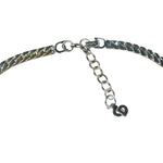 Christian Dior Vintage Rhinestone Crescent Smile Necklace