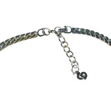 Christian Dior Vintage Rhinestone Crescent Smile Necklace