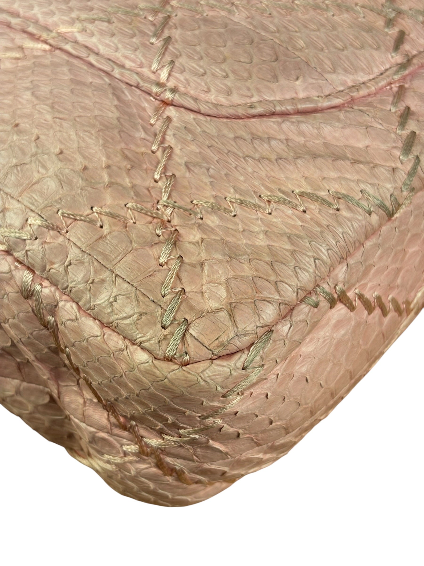 Chanel Pink Leather Small Unlimited Stitch Flap Shoulder Bag 1999