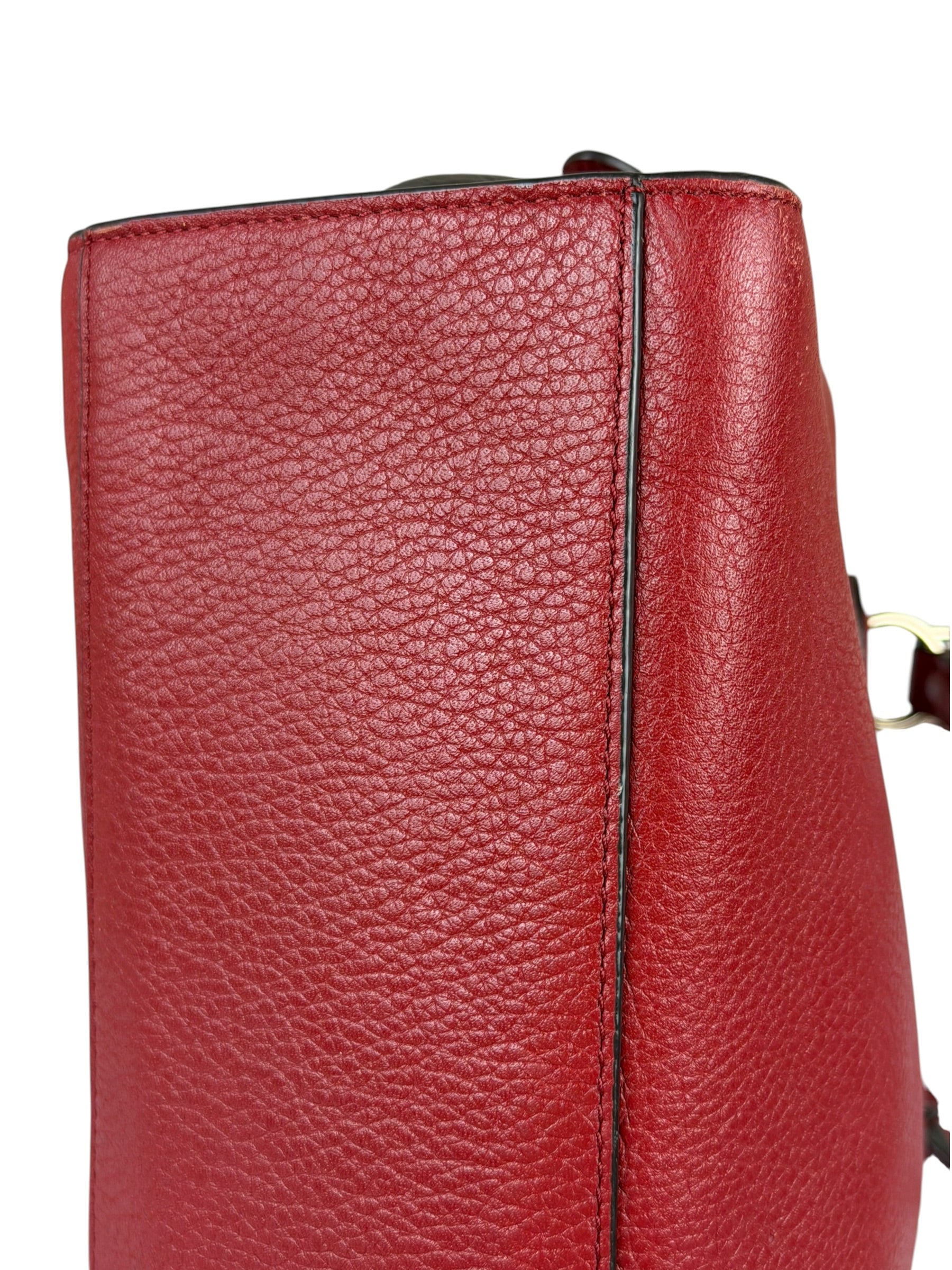 Coach Red Leather Mini Rowan Two-Way Bag
