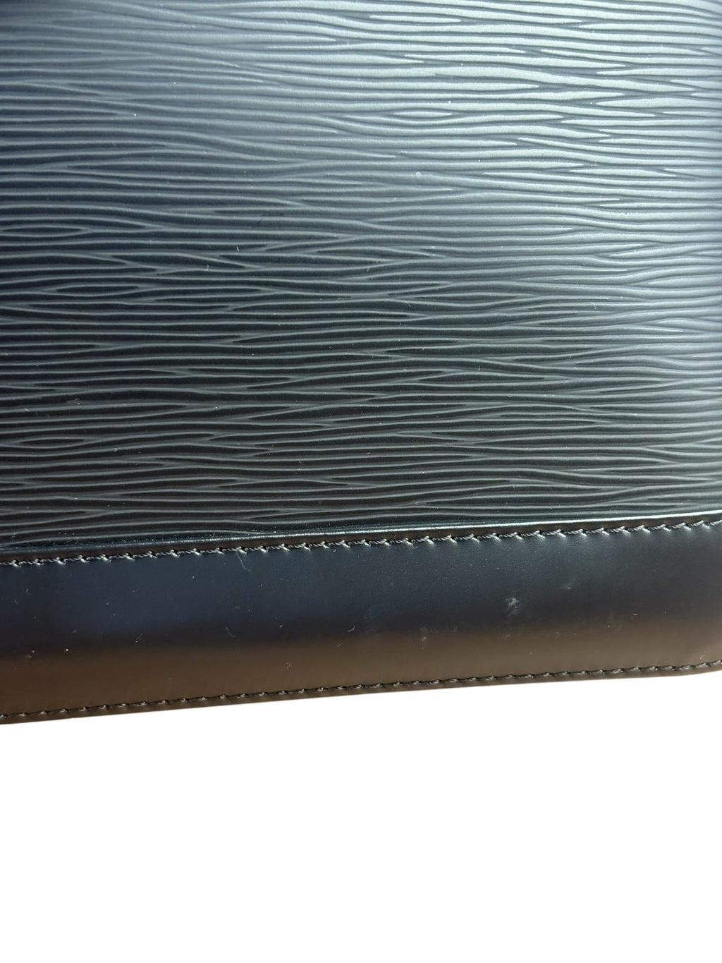 Louis Vuitton Black Epi Leather Alma Handbag PM