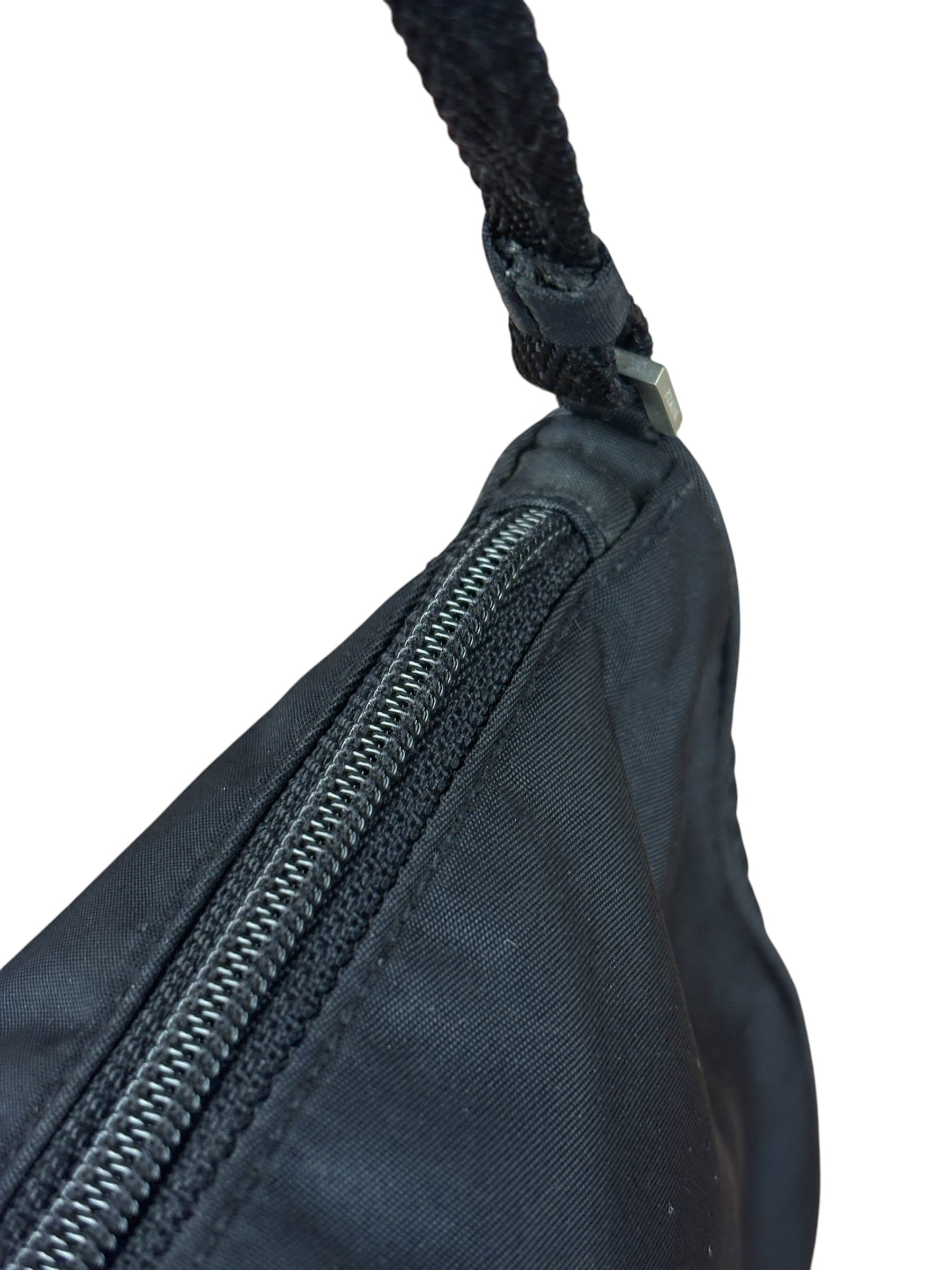 Prada Black Nylon Tessuto Mini Sport Pochette Shoulder Bag