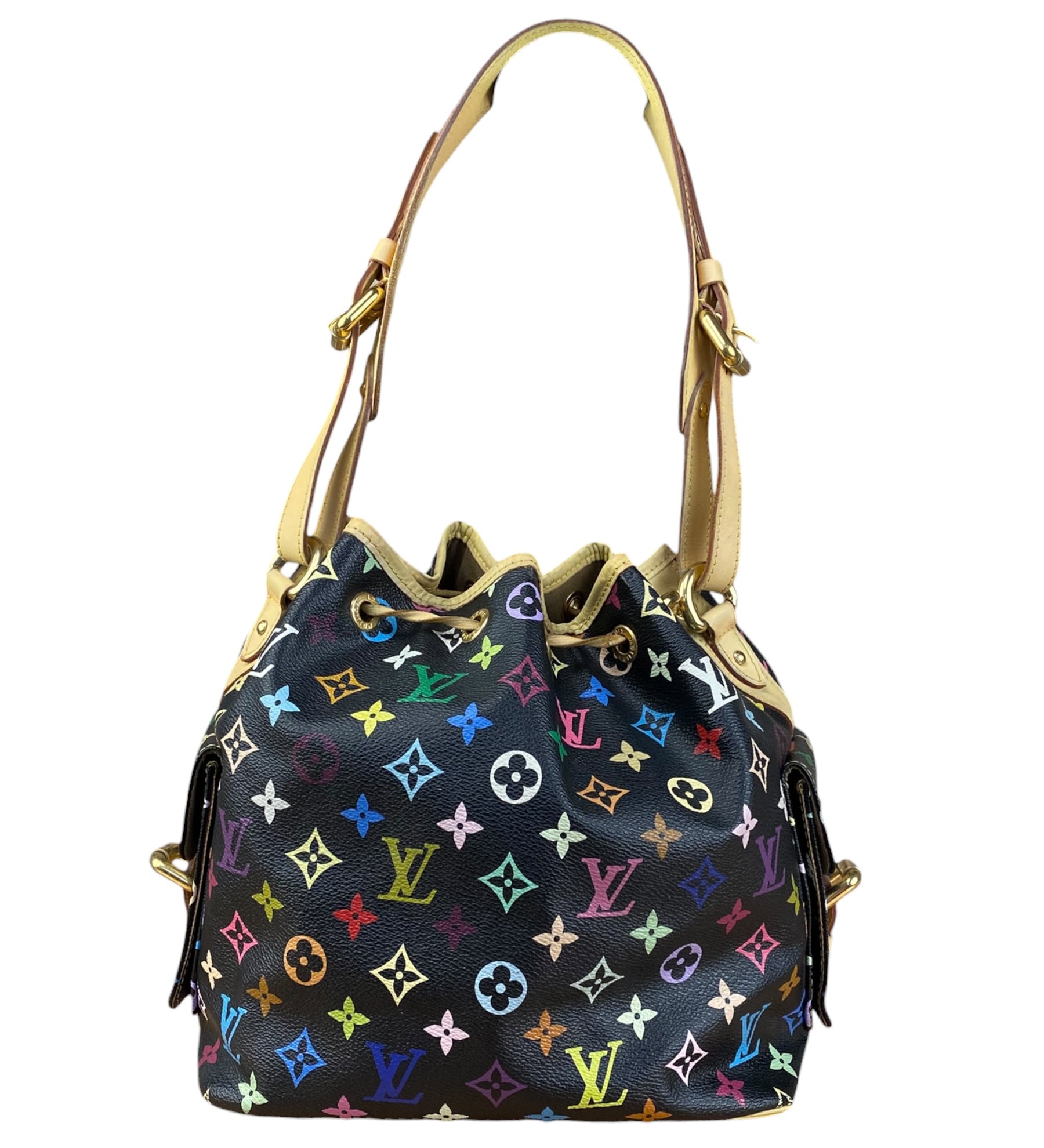 Louis Vuitton Vintage Black Murakmi Petit Noe