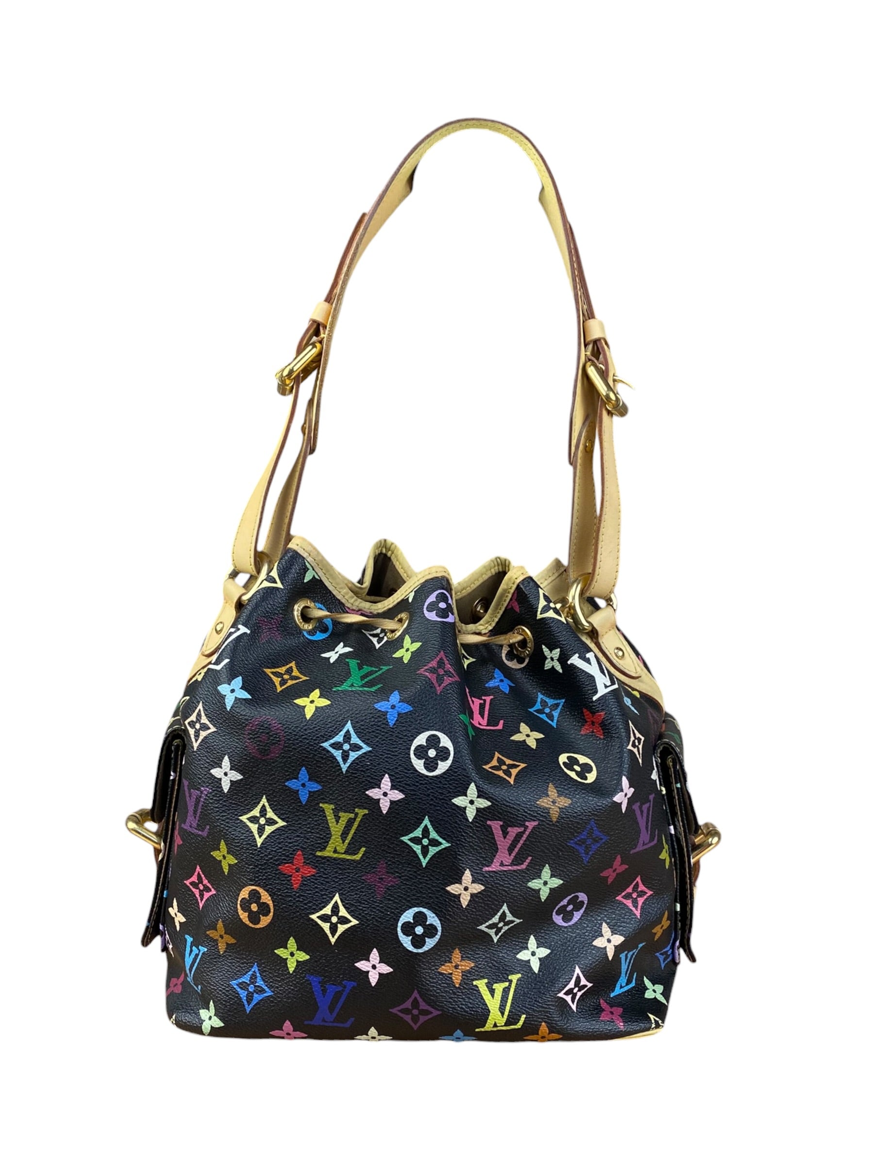 Louis Vuitton Vintage Black Murakmi Petit Noe