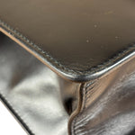 Gucci Black Leather Small Sylvie Shoulder Bag