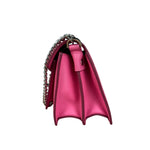 MCM Pink Leather Millie S Crossbody Bag