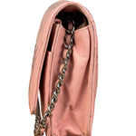 Chanel Pink Patent Quilted Wallet on Chain Bag 2012