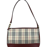 Burberry Vintage House Check Canvas/Leather Shoulder Bag