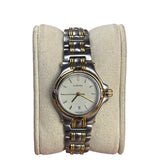 Gucci 940L 2 Tone Cream Round Stick Dial