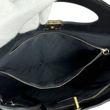 Chanel 31 Black Leather Quilted Shopping Clutch Shoulder Bag 2018