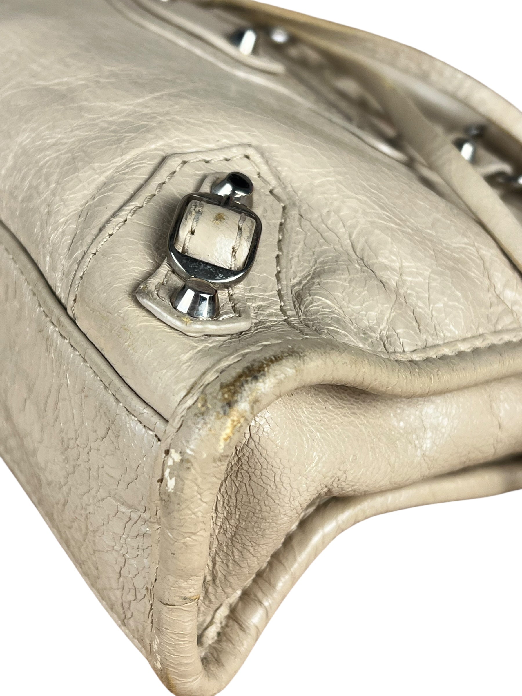 Balenciaga Beige Mini Le City Bag