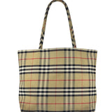 Burberry Vintage Nova Check Canvas Shoulder Tote