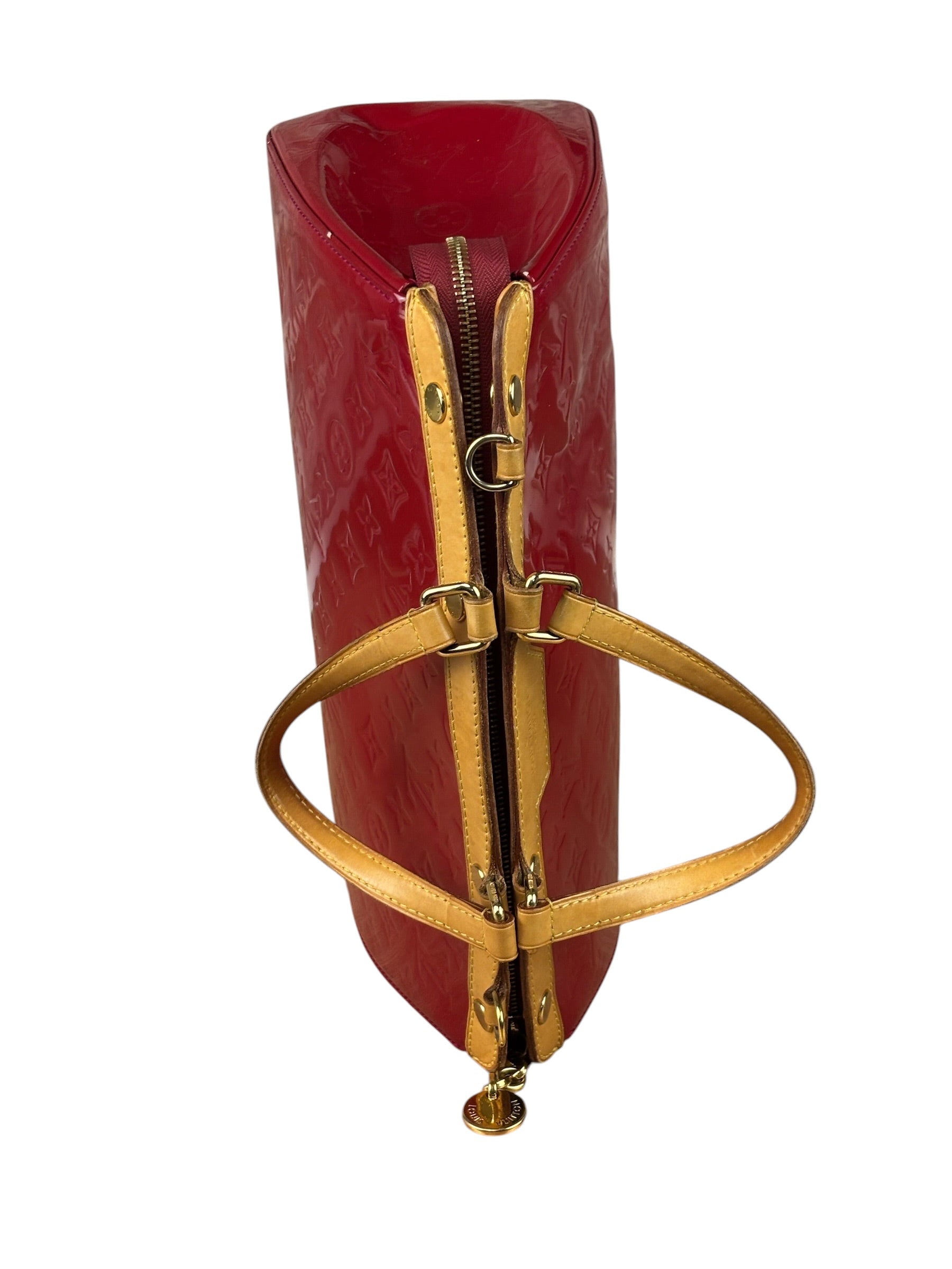 Louis Vuitton Red Vernis Brea Two-Way Bag PM