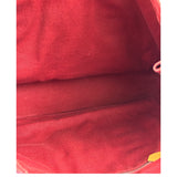 Hermes Vintage Red Denim Fourre-Tout Tote