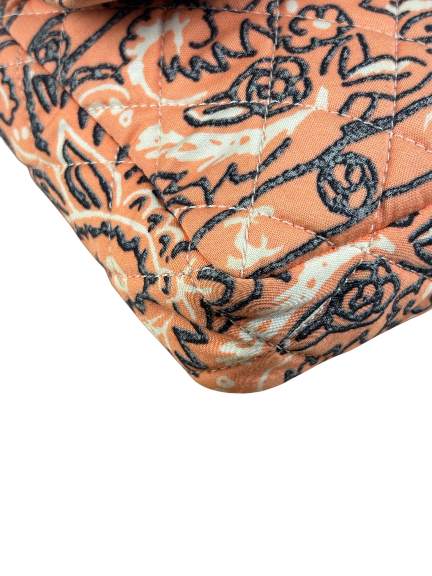 Chanel Pink Paisley Bandana Print Flap Bag