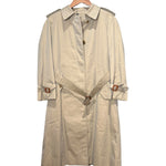 Burberry Vintage Green Trench Coat