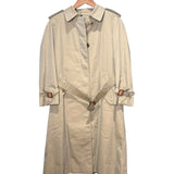 Burberry Vintage Green Trench Coat