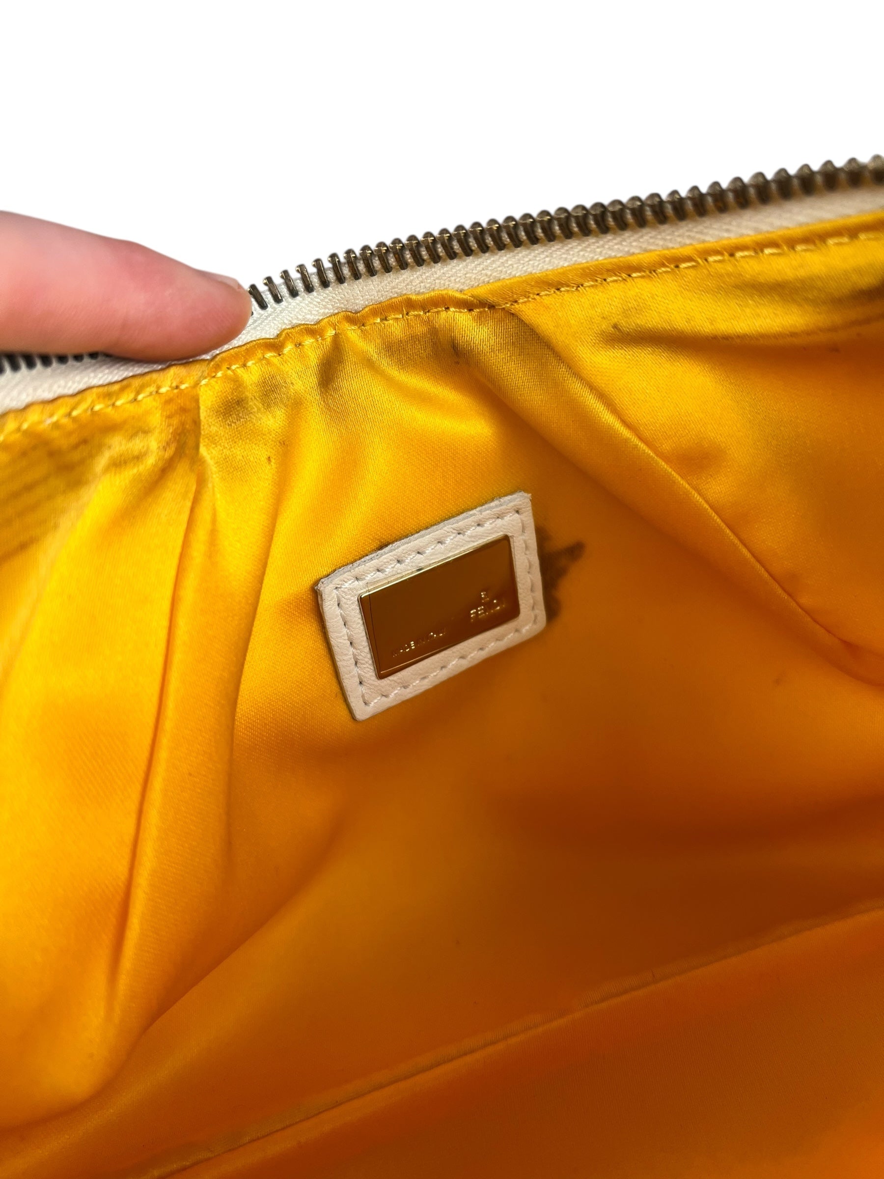 Fendi Sparkle Zucca Pochette Shoulder Bag