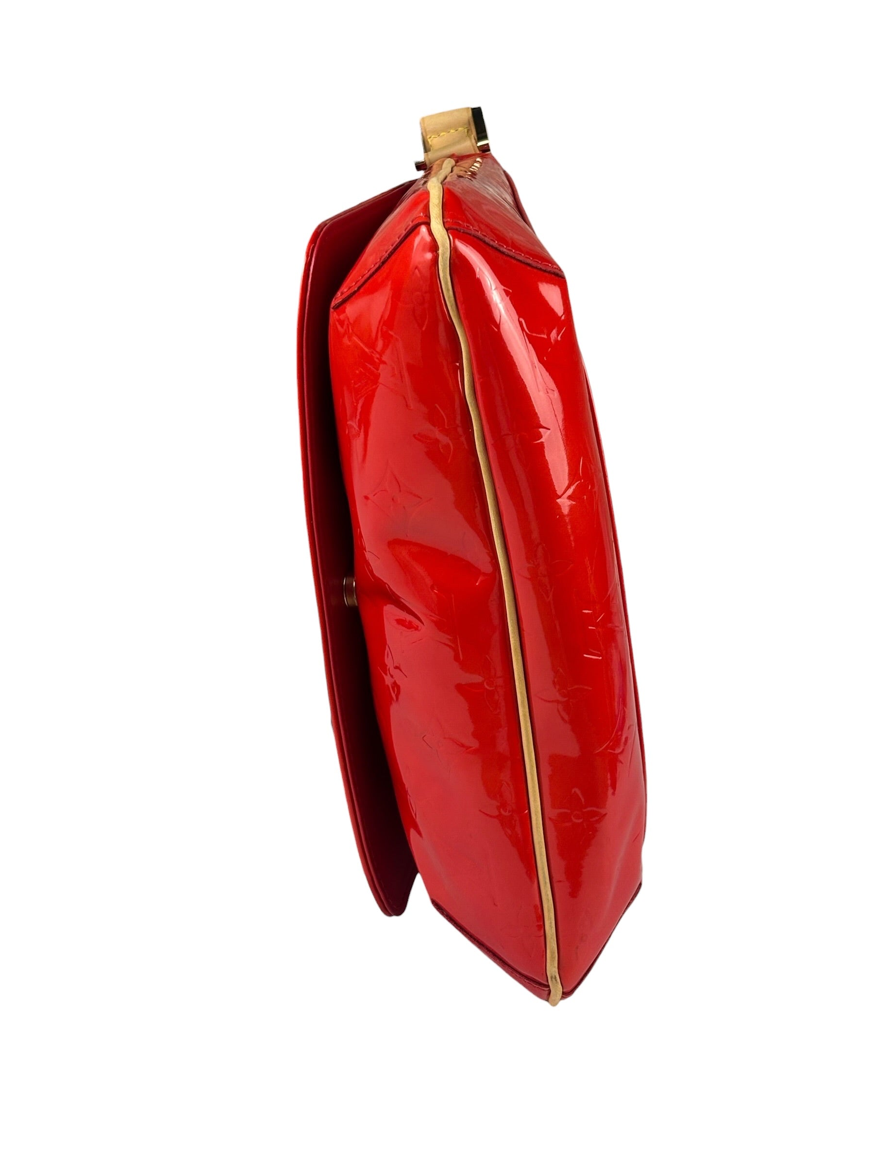 Louis Vuitton Red Vernis Thompson Street Shoulder Bag