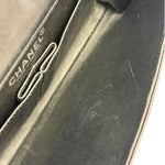 Chanel Black Patent Leather Chocolate Bar Flap Bag 2000