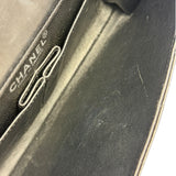 Chanel Black Patent Leather Chocolate Bar Flap Bag 2000