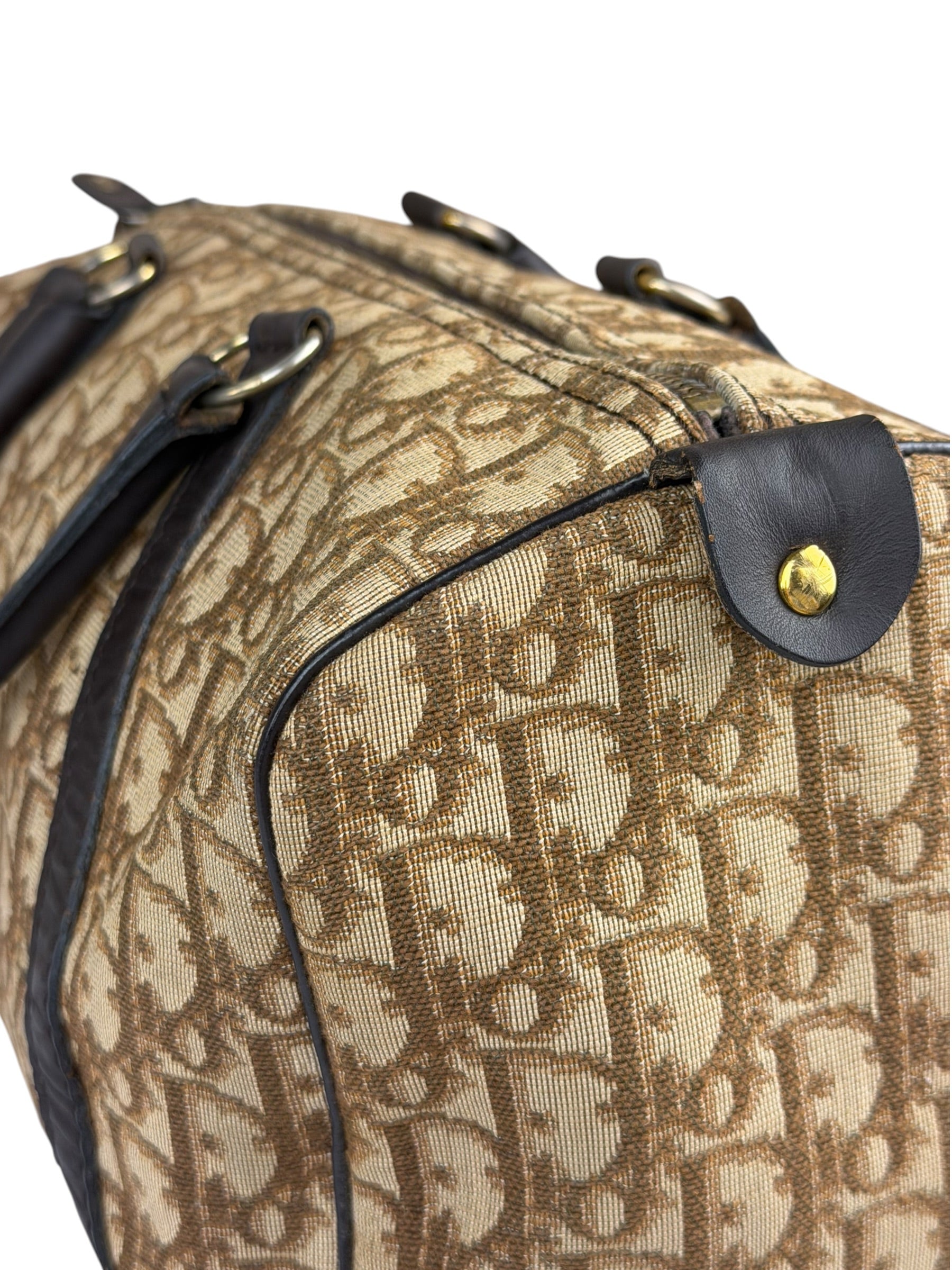 Christian Dior Vintage Brown Trotter Handbag