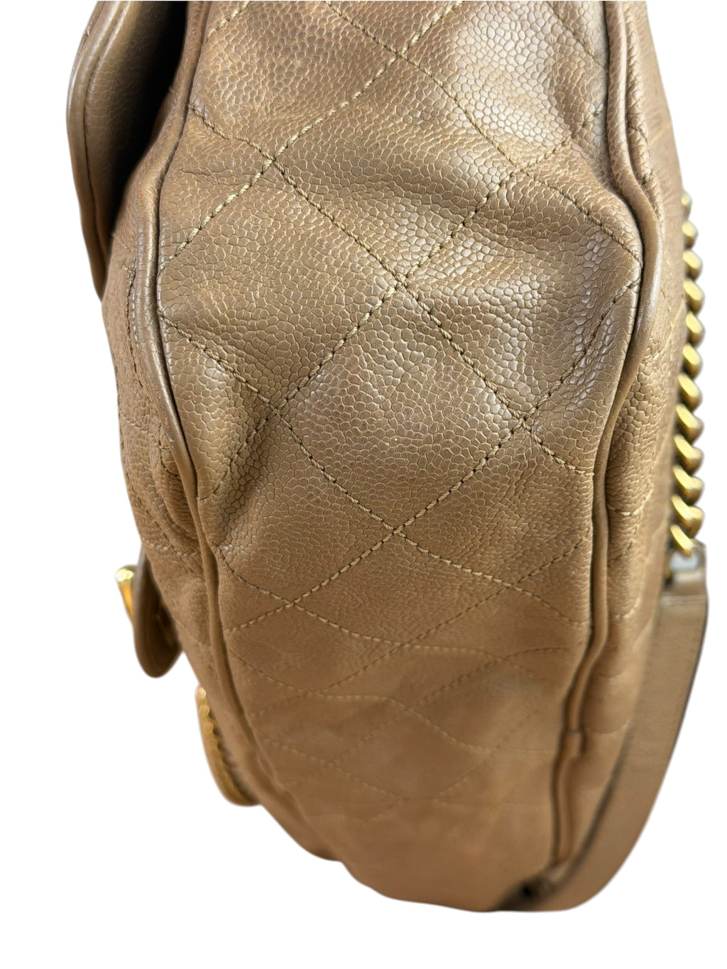 Chanel Brown Caviar Jumbo Easy Flap 2012