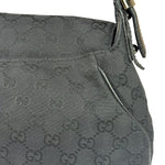Gucci GG Vintage Black Horsebit Flap Shoulder Bag