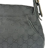 Gucci GG Vintage Black Horsebit Flap Shoulder Bag